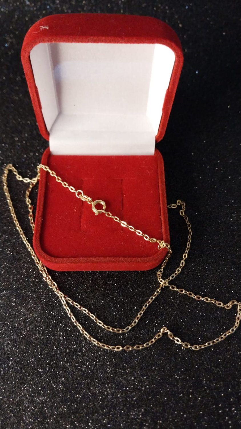 CORRENTE FOLHEADA CARTIER FININHA 60CM