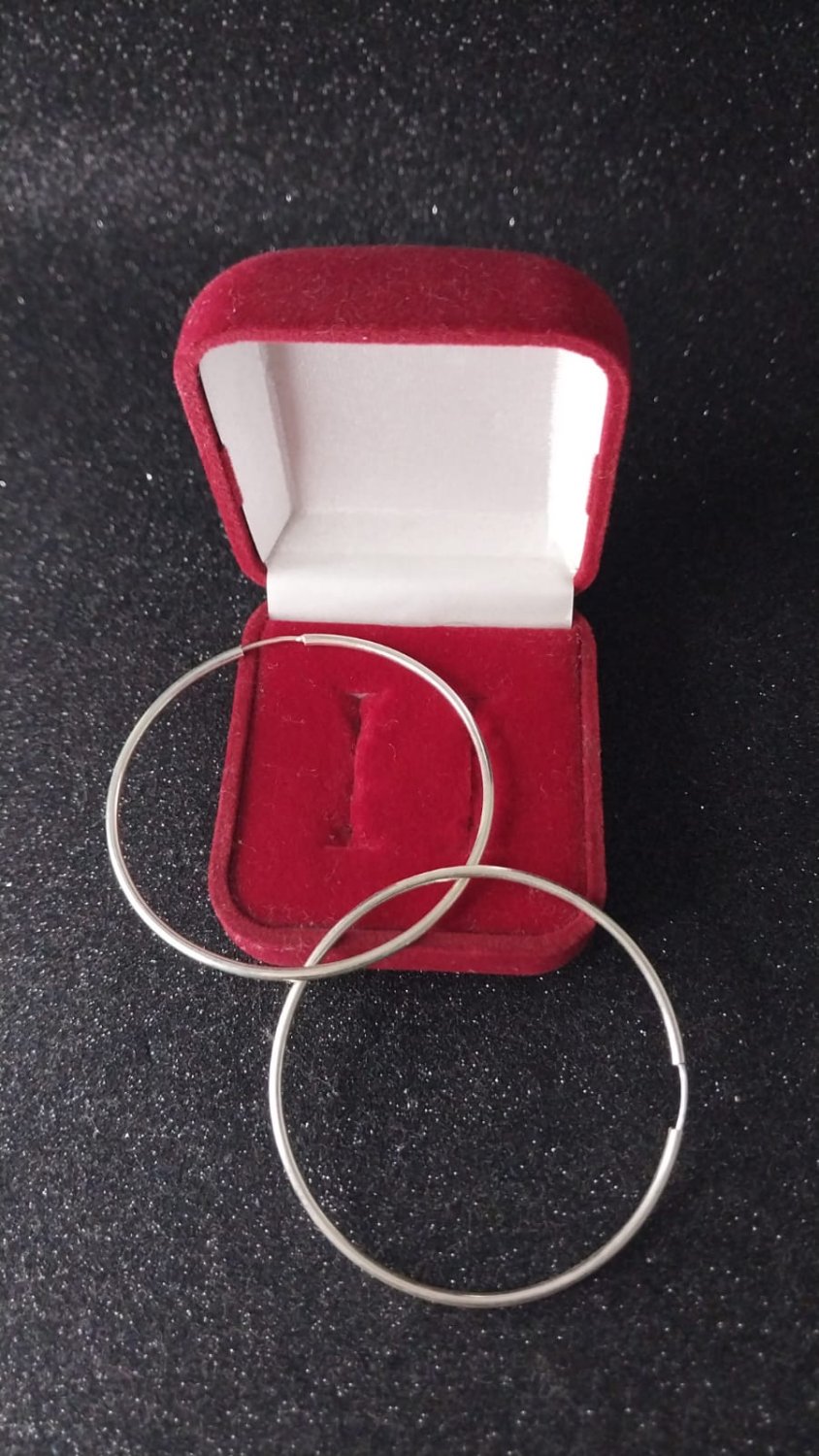 ARGOLA PRATA 4CM
